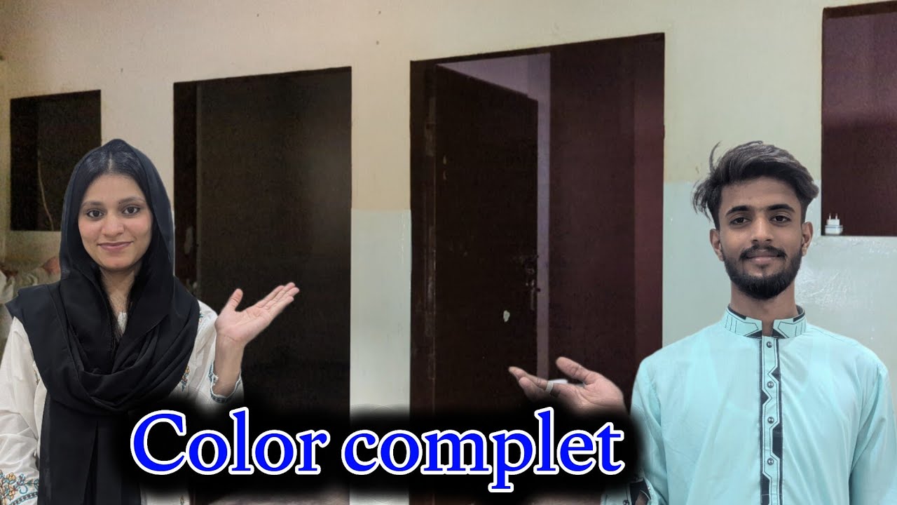 Pure Ghar mein color 😍 kar diya 😃 || Adnan and Misbah 