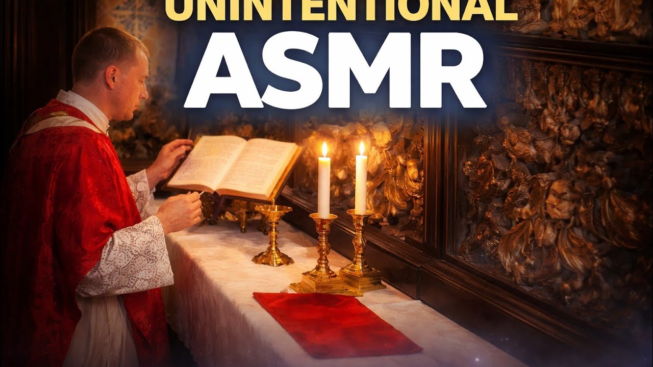 Unintentional ASMR | Loop | Inaudible whisper | Unintelligible prayer | Latin Mass
