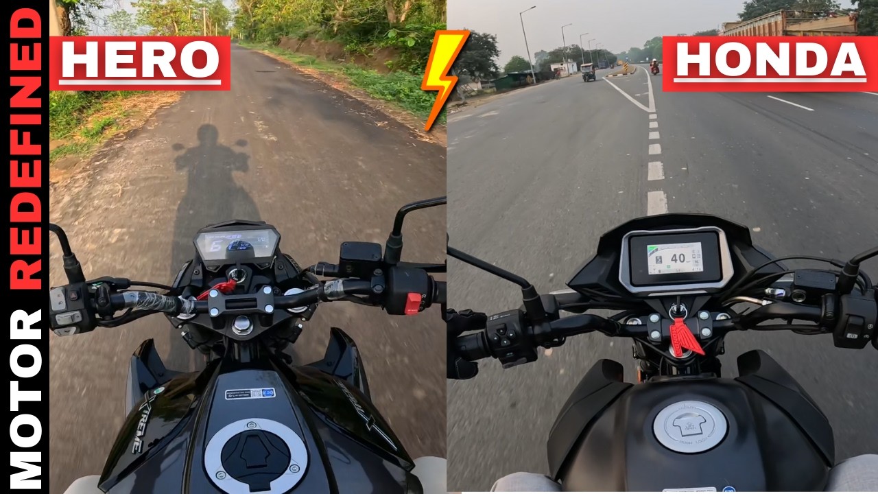 All New 2025 Honda SP125 VS Hero Xtreme 125R Ride Comparison | Best 125CC Kaun Hai?