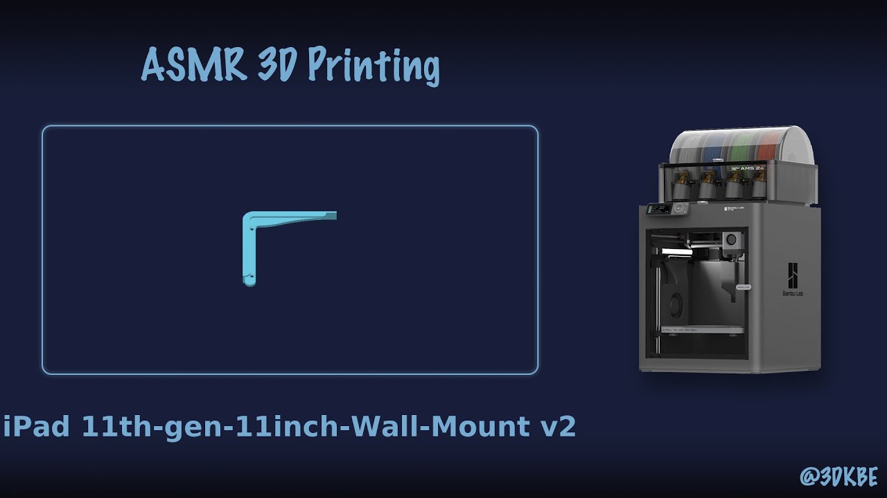 ASMR 3D Printing iPad 11th-gen-11inch-Wall-Mount v2
