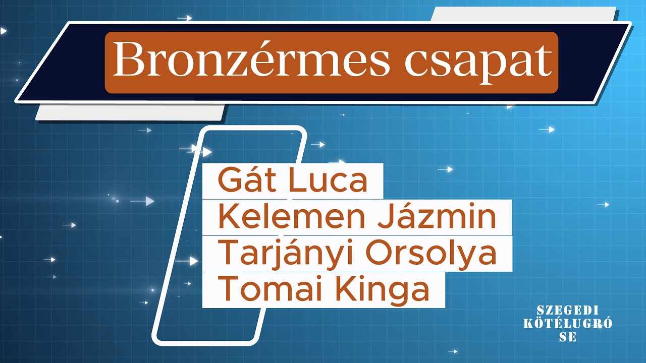 ÚT A BRONZÉREMIG! - Szegedi Kötélugró SE a Csapatbajnokságon