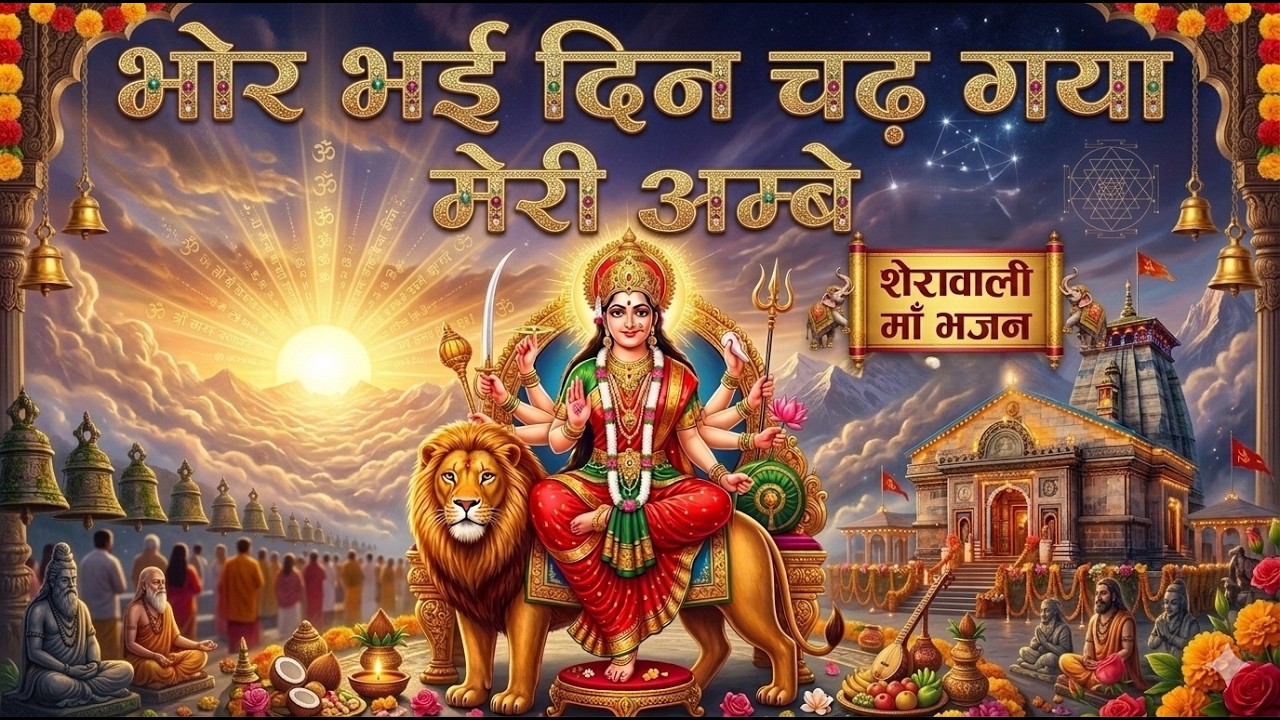 Bhor Bhai Din Chad Gaya Meri Ambe | Ambe Maa Aarti | Mata Ke Bhajan 2026 | Navratri Bhajan 2026