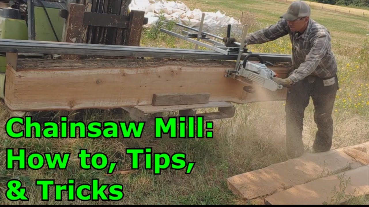 Chainsaw Mill: How To, Tips, & Tricks Cutting Boards & Lumber