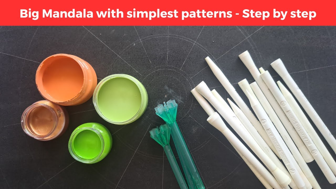 Dot Mandala for MDF | (Dot mandala for beginners) | Step by step | 337 | 2026 | ATM Creations