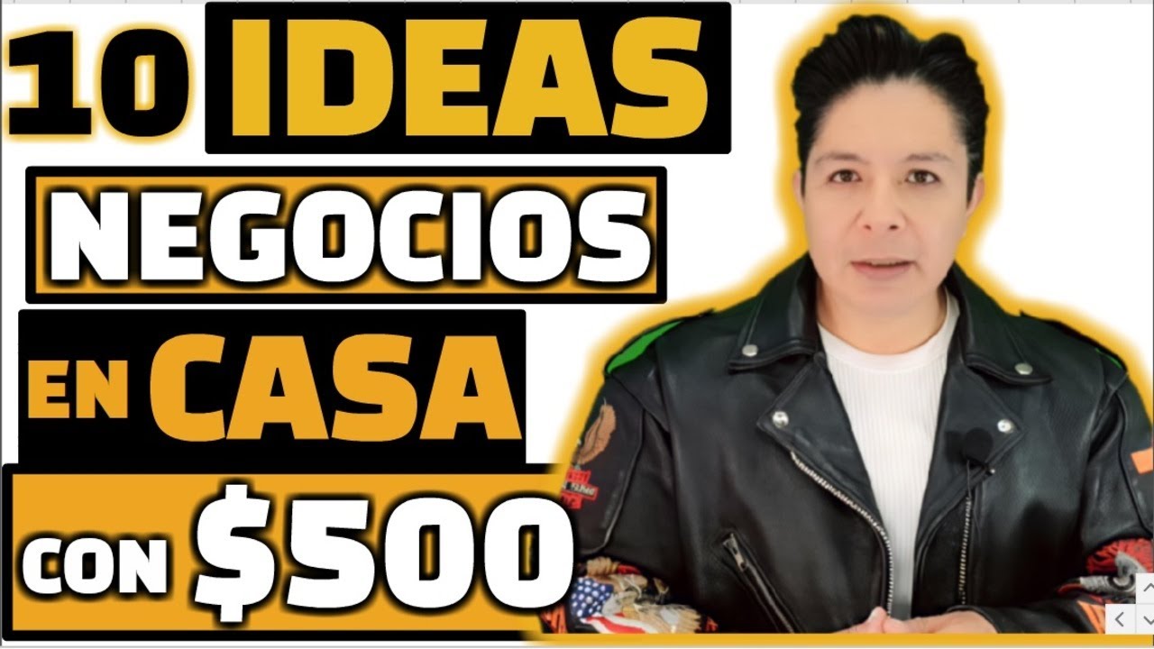 10 Ideas de Negocio para Emprender desde Casa con $500 Pesos