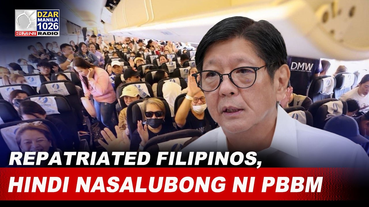 PBBM, bigong masalubong ang higit 300 repatriated Filipinos mula Middle East
