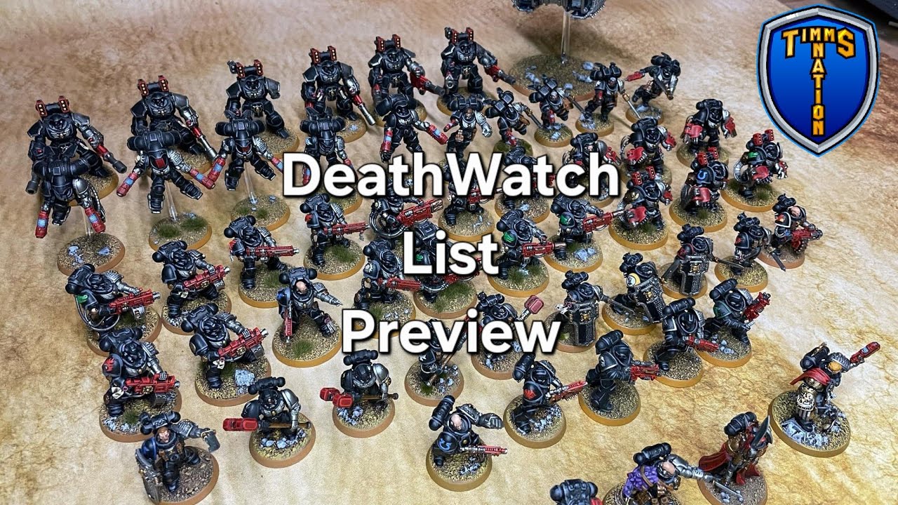 ALL THE GUNS!!! DeathWatch all Business List Preview !