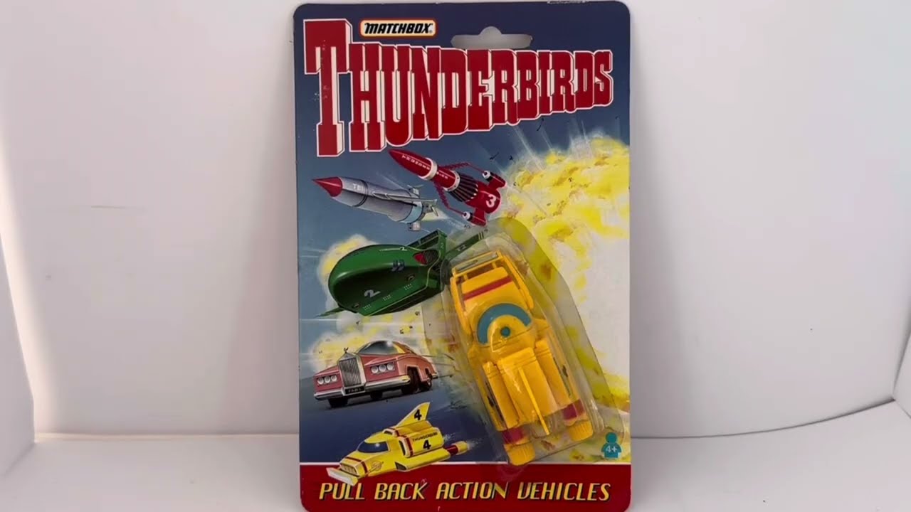 Vintage Matchbox 1992 Gerry Andersons Thunderbirds - Thunderbird 4 Pull Back Action Vehicle