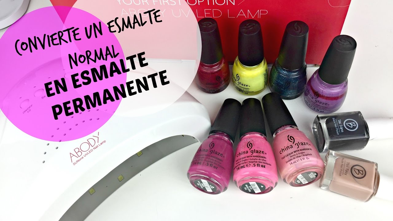 Utiliza tus Esmaltes Tradicionales como Esmaltes de Gel