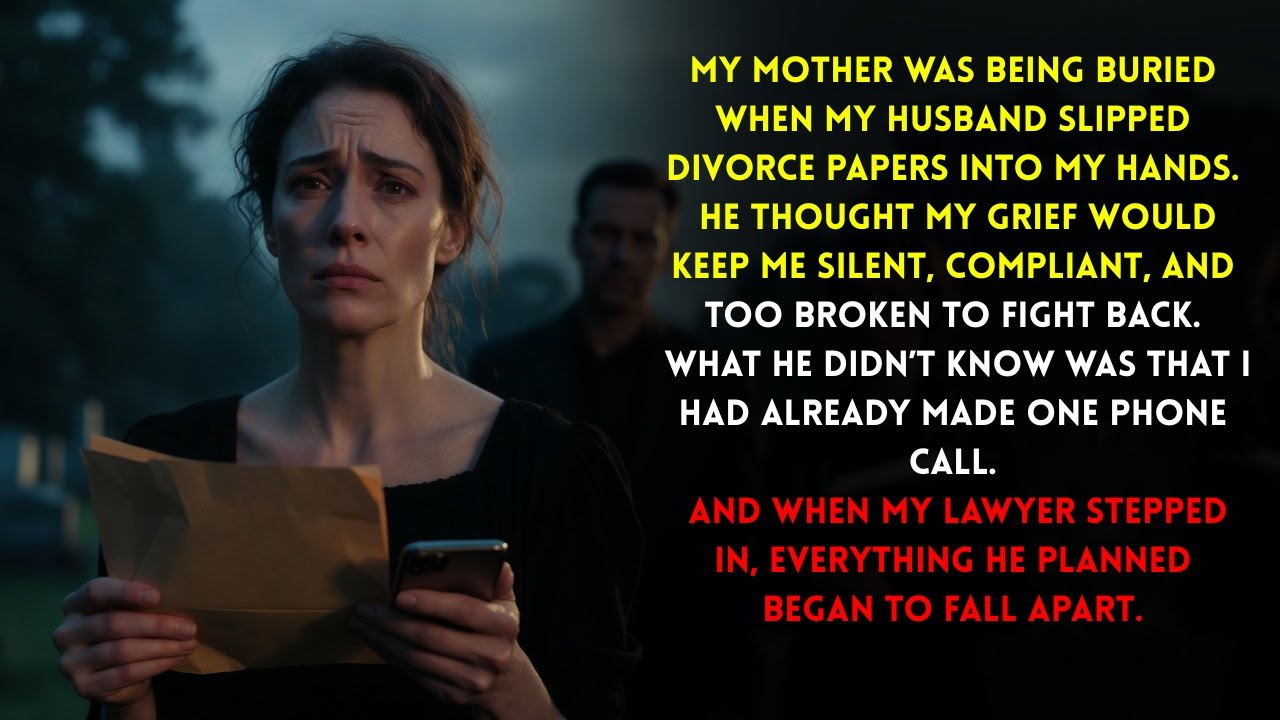 He Served Me Divorce Papers at My Mother&rsquo;s Funeral | Emotional Storytime