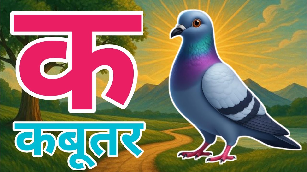 क से कबूतर , अ से अनार a se anaar k se kabutar |Hindi varnmala | ABCD क से कबूतर अ से अनार,for kids