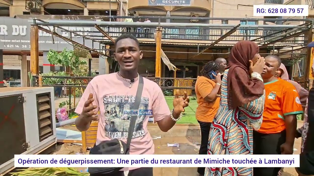 Le restaurant de Mimiche touché par l'opération de déguerpissement 