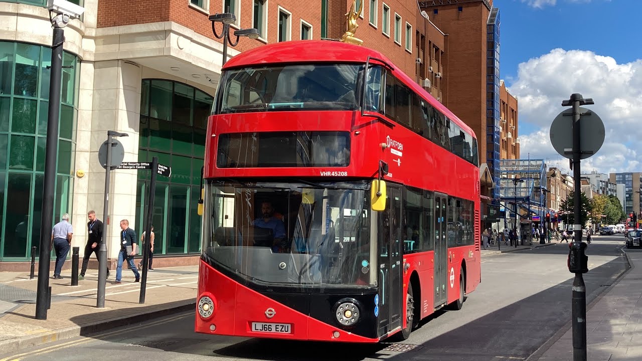 FRV. Ratp Group Route X140 Heathrow Central - Harrow Bus Stn.Wright Bus SRM B5LH VHR45208 (LJ66 EZU)