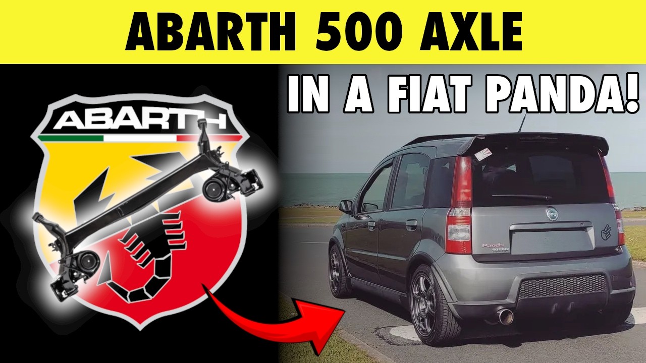 Abarth 500 Rear Axle Swap on a Fiat Panda 100HP (Full Install)
