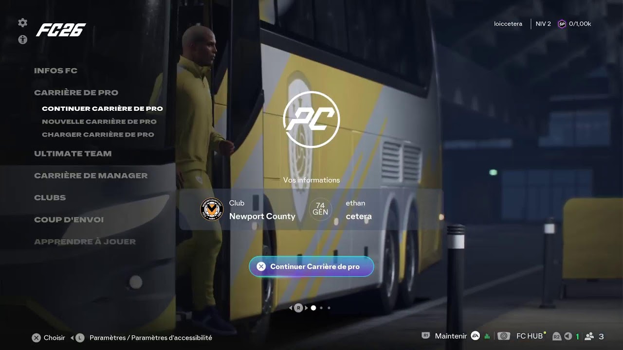 Carrière FC 26 Ps5 ! #2