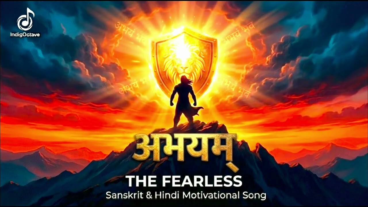 ABHAYAM - Powerful Motivational Sanskrit Shlokas & Hindi Song for Fearlessness | IndigOctave