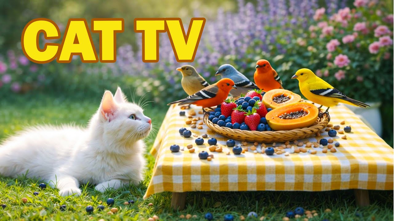 Dog TV - Cat TV ✨ Squirrels and Beautiful Wildlife Relaxing Sounds | 4K HDR TV for Cat