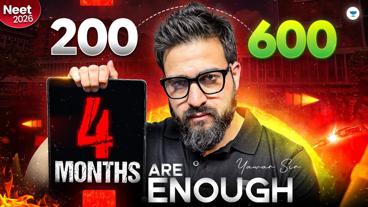 Trust Me: 4 Months are Enough for 600+ | NEET 2026 | Yawar Manzoor