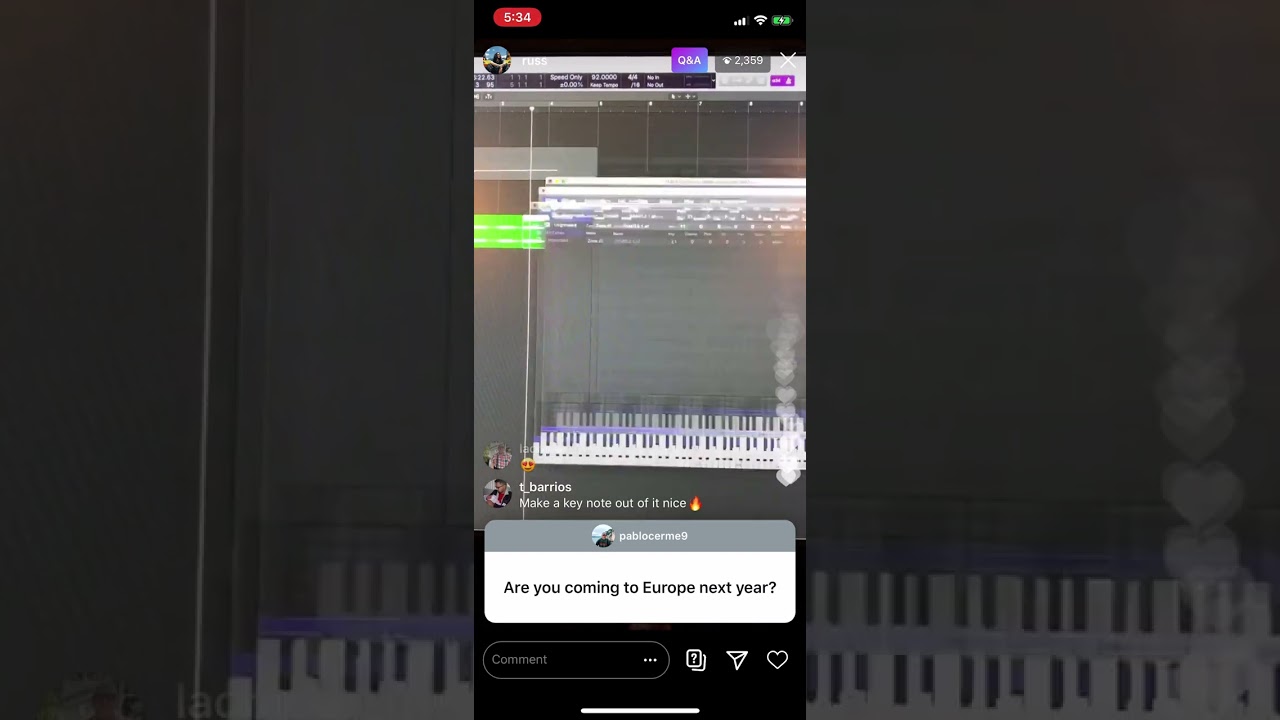 Russ IG Live August 18 2020 pt 3