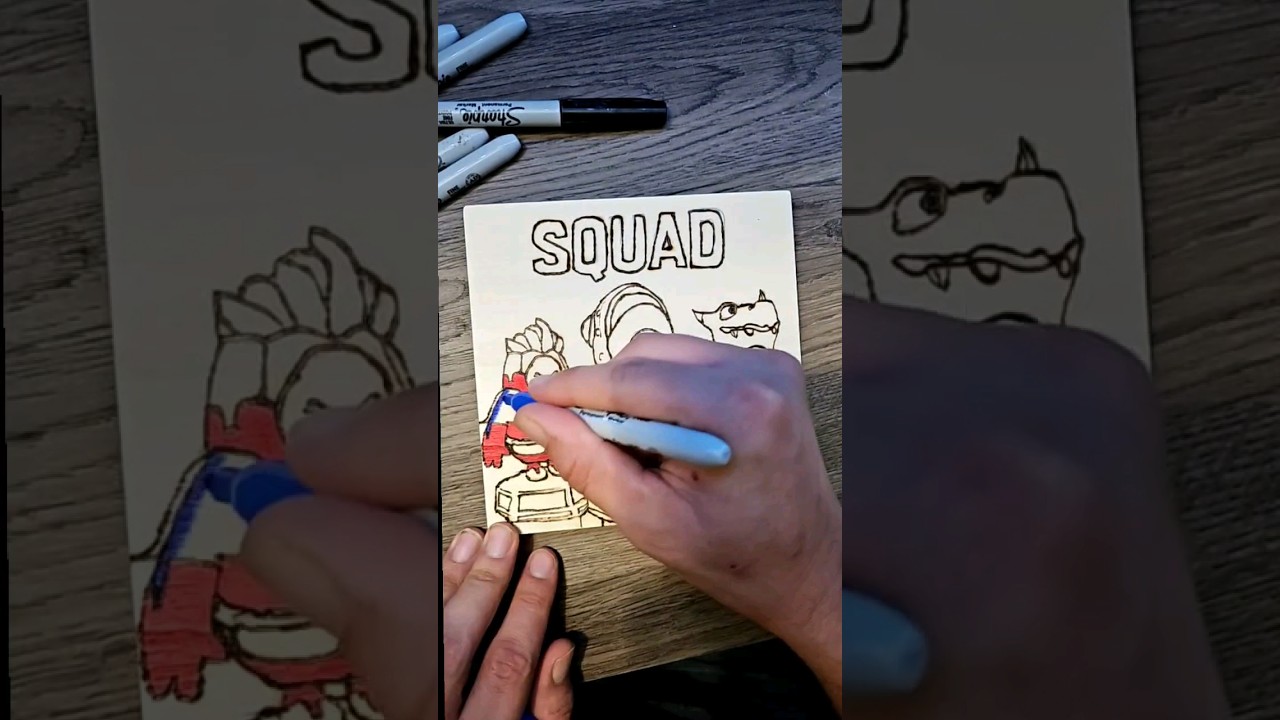 Fall guys Squad art with &lrm;@oHwhale_YouTube