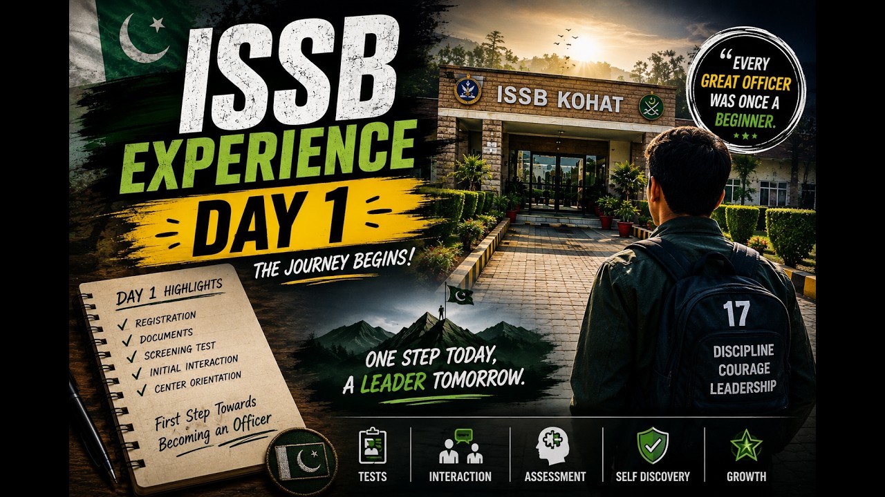 ISSB Kohat Day 1 Experience: What Actually Happens?