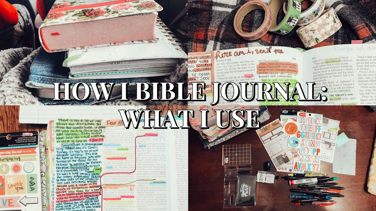How I Bible Journal: Materials I Use