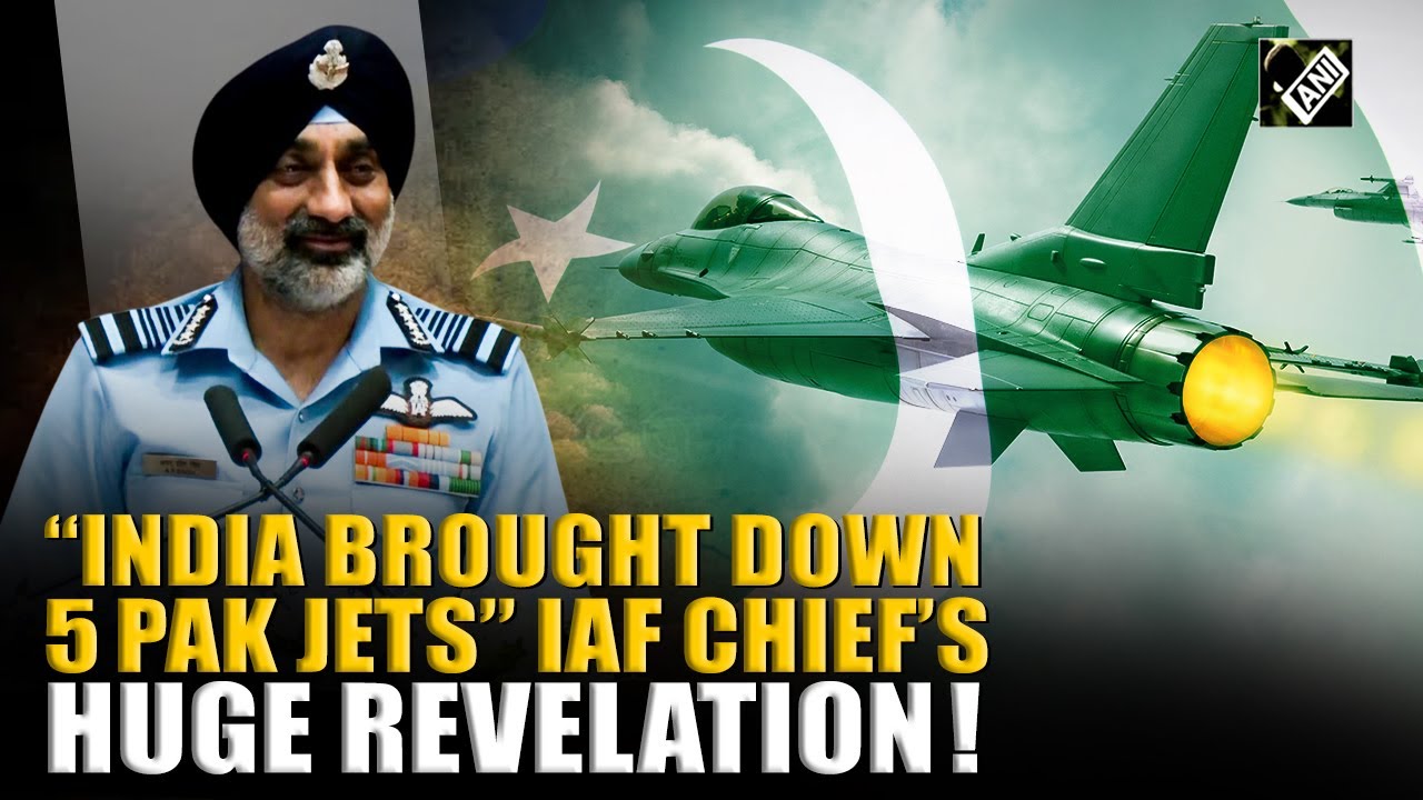 Breaking | IAF Chief confirms 5 Pak Jets, 1 AW&C shot down by S-400 during Op Sindoor | Full Speech