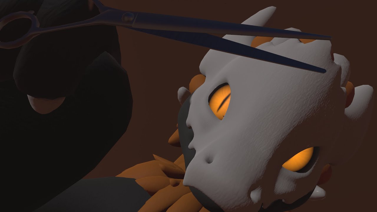 VRChat ASMR - A Friendly Dragon Gives You A Relaxing Haircut 🧡 [Soft Spoken, Personal Attention]