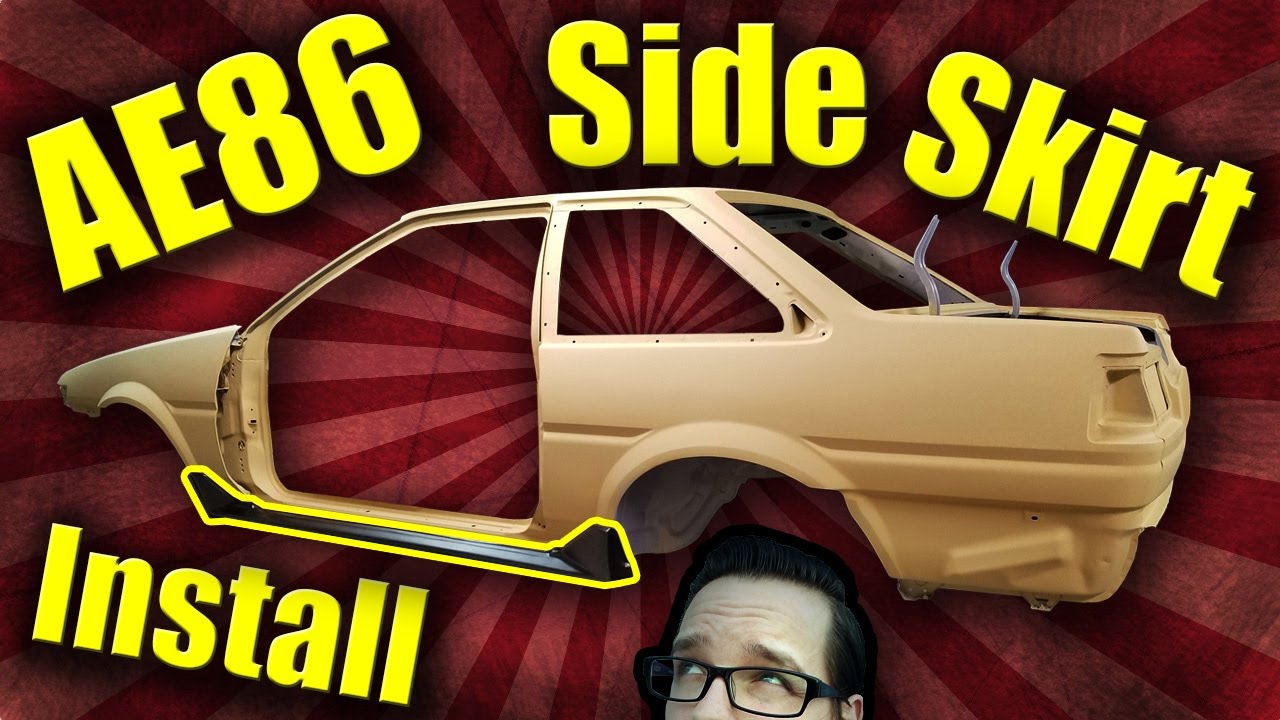 AE86 Project | Retro–Spec OEM / J blood AE86 Side Skirts – Installing Nutserts