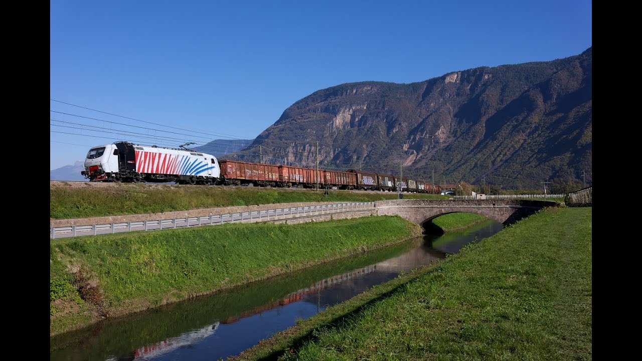 [4K] BRENNERBAHN NEI PRESSI DI ORA #brennerbahn #ferroviadelbrennero #trainspotting #trainspotter