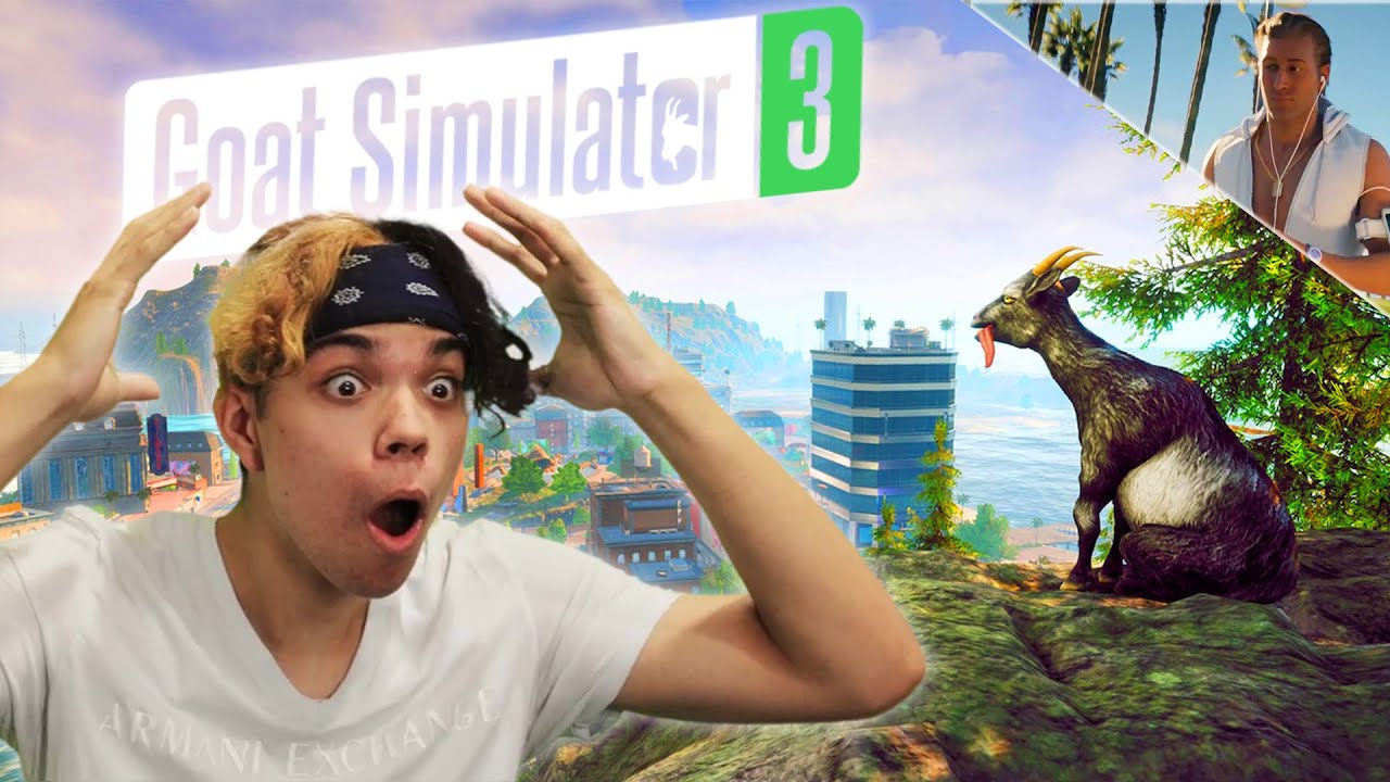 Victory Reacts to the Goat Simulator 3 Trailer! | PlayStation State of Play!