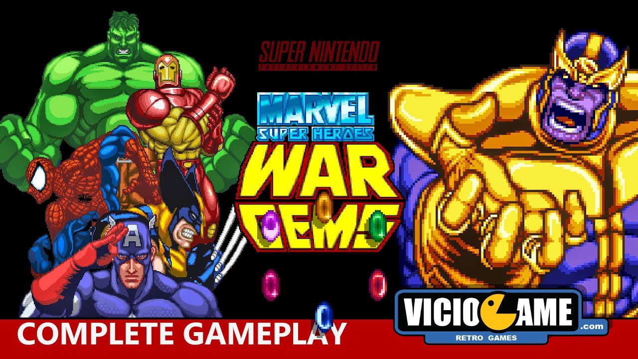 🎮 Marvel Super Heroes (SNES) Complete Gameplay