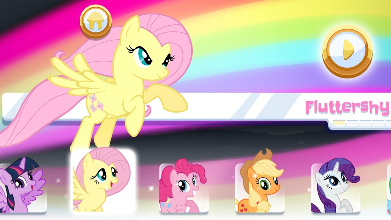 My little pony rainbow running game 
