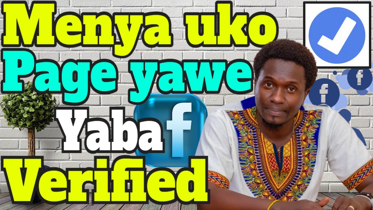 Menya uko FaceBook Page yawe yaba Verified