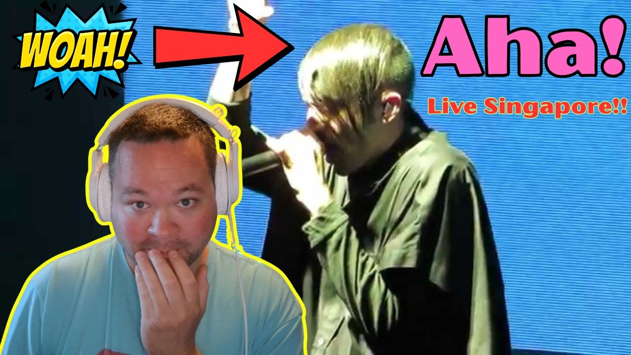 Pentatonix - Aha!, Singapore, The Star Vista - Mitch GONE CRAZY!! Reaction