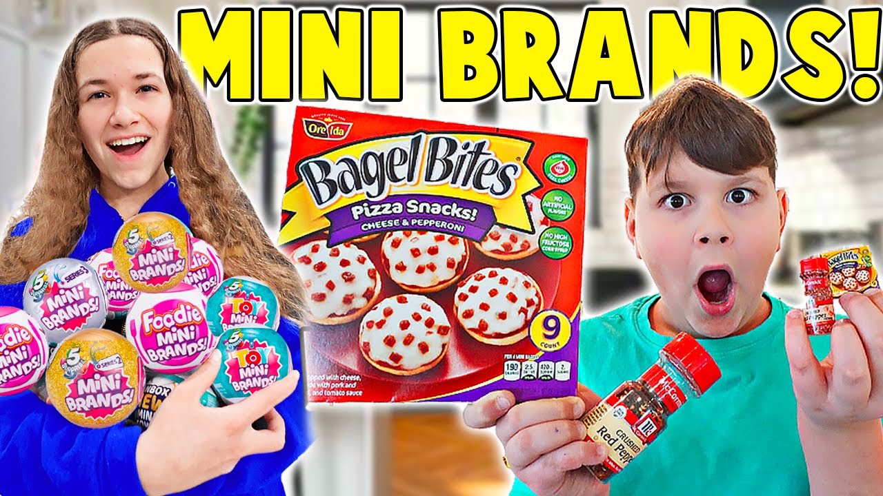 MINI BRANDS WILL DECIDE OUR DINNER!!