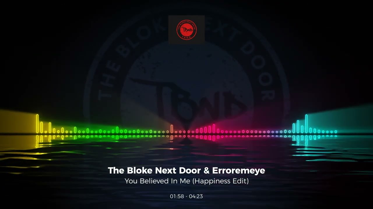 The Bloke Next Door & Erroremeye - You Believed In Me (Happiness Edit)