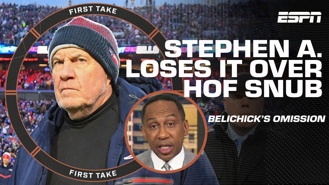 Stephen A. calls for a BOYCOTT of the Pro Football HOF after Bill Belichick snub 🚫 | First Take
