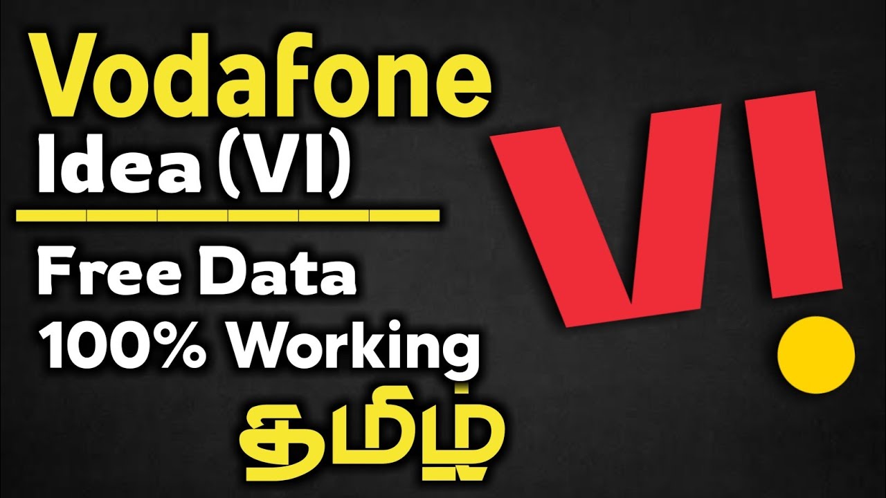 Vodafone Idea (VI) Free Data Offer Tamil (100% Working)