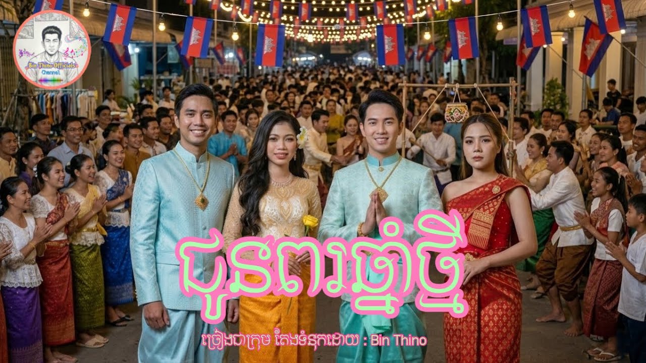 ជូនពរឆ្នាំថ្មី  | សួស្ដីឆ្នាំថ្មី | ~ ច្រៀងជាក្រុម ~ Original by: Bin Thino
