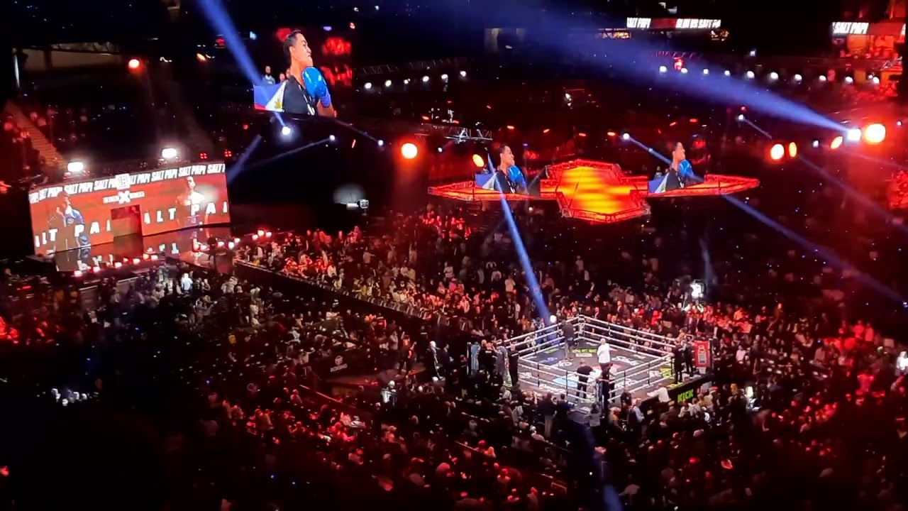 Slim and Salt Papi's Ringwalks at the AO Arena in Manchester