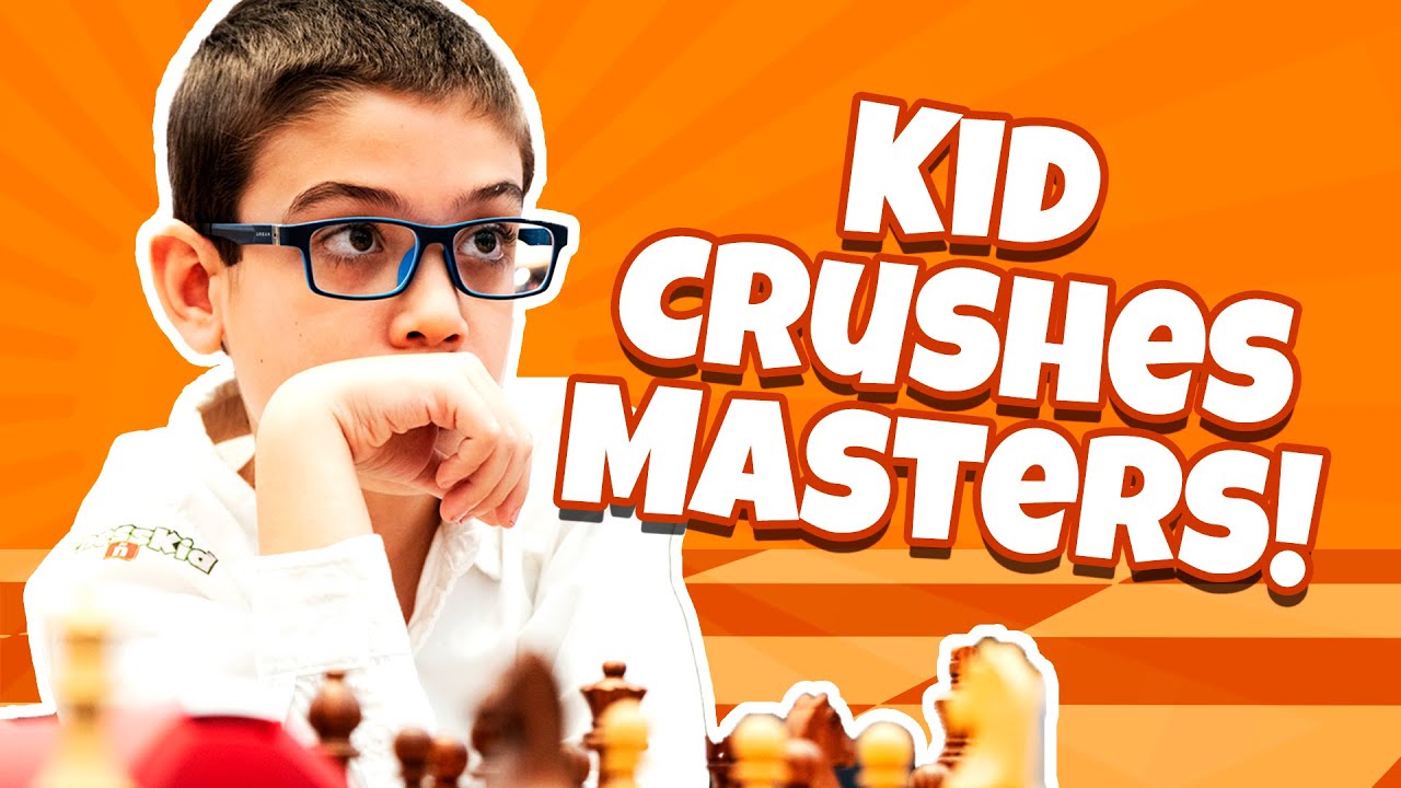 10-Year-Old VS Chess Masters! Will He Win?