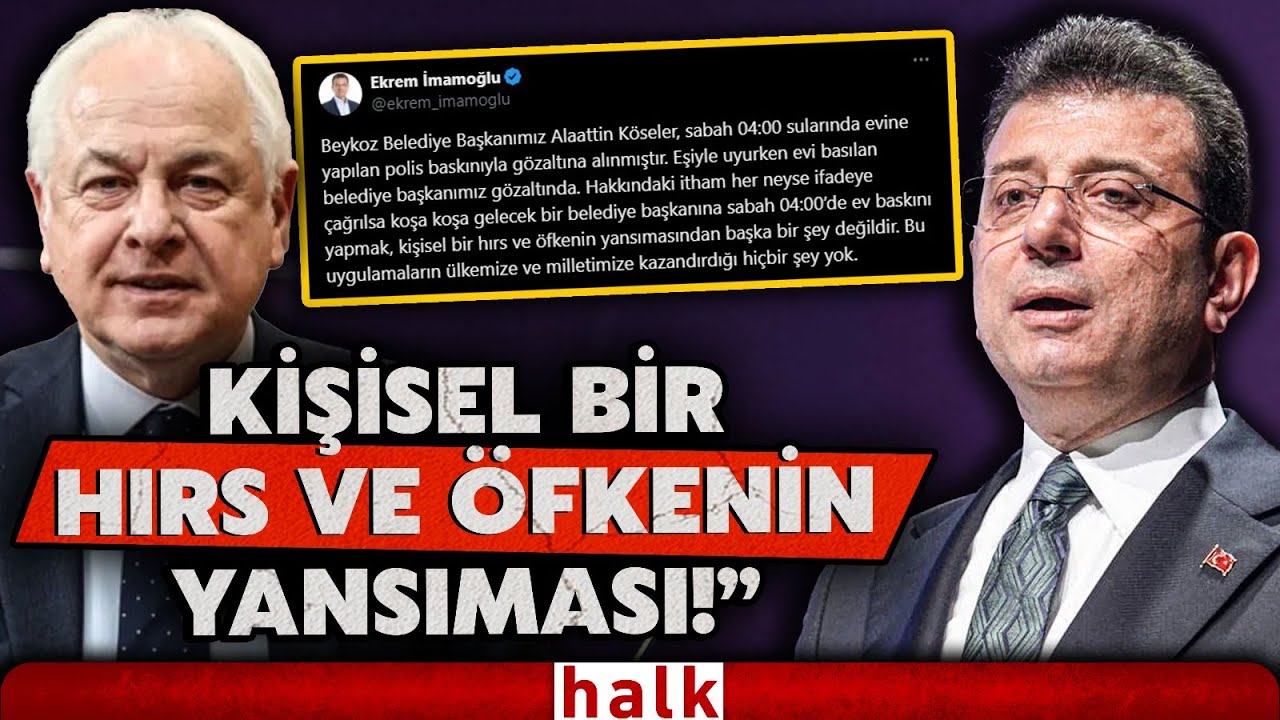 Ekrem İmamoğlu'ndan Beykoz Belediye Başkanı Alaattin Köseler'in gözaltına alınmasına sert sözler!
