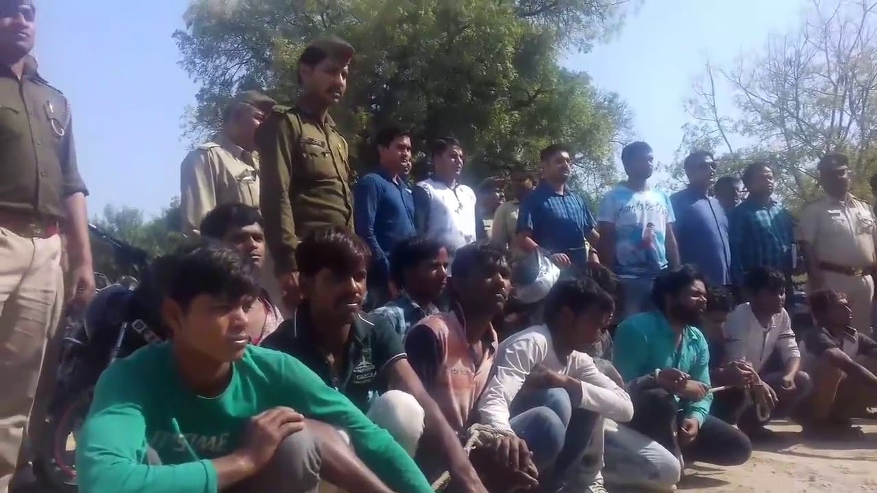 Etawah Police and Crime Branch, 14 members of the Interstate Vehicle thief Gang were caught.