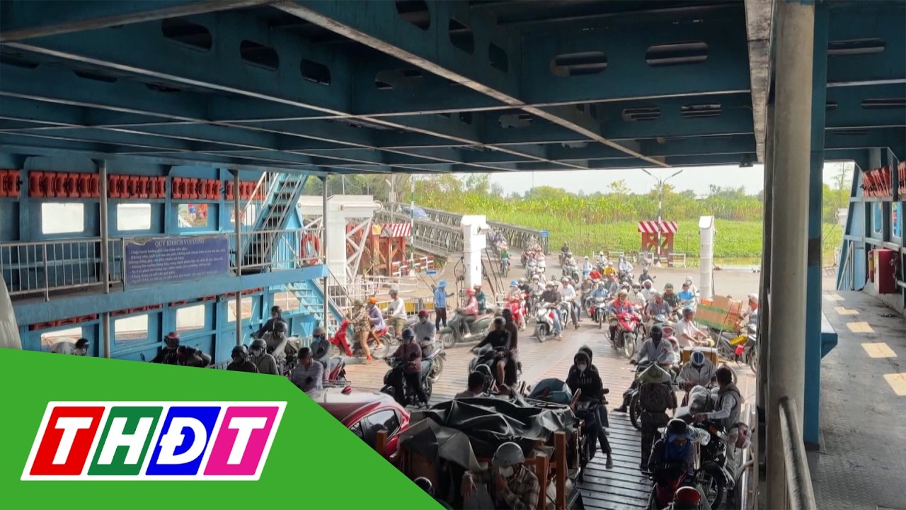 Bến phà An Giang hoạt động hết công suất dịp Tết Bính Ngọ | THDT