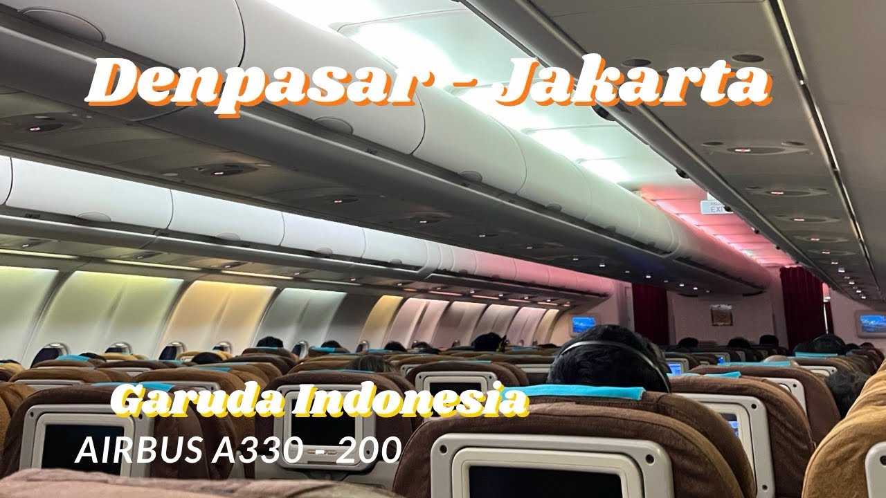 Garuda Indonesia | GA 417 | Denpasar - Jakarta | Airbus A330 PK - GPM