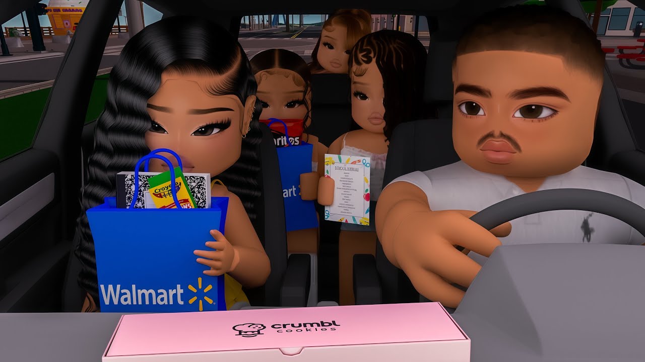 TAKING MY DAUGHTERS BACK TO SCHOOL SHOPPING! | Bloxburg Family Roleplay