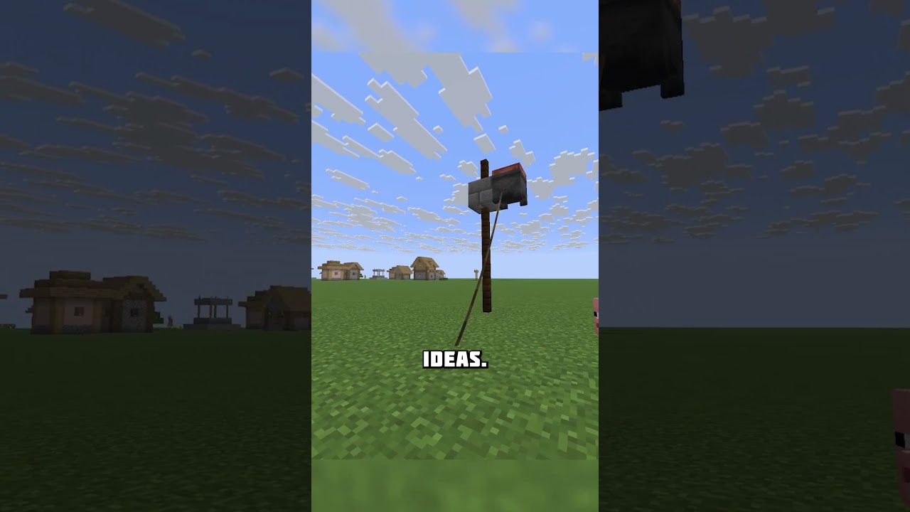 Линии электропередач в Minecraft #шорты
