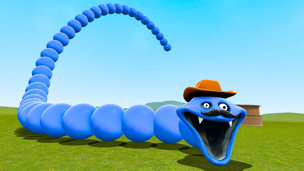 I FOUND NEW ROBLOX HUNGRY WORM DADDY in Garry's Mod with Spider Man! #1