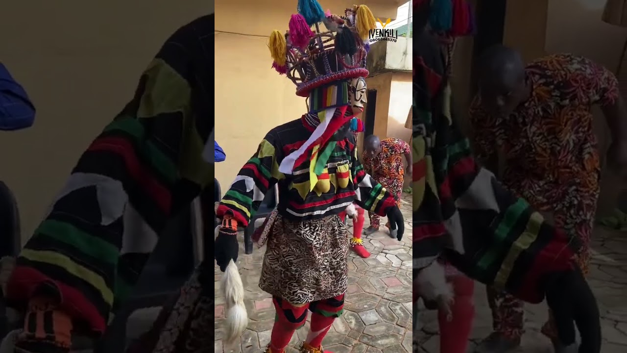 Aghogho mmuo masquerade from Onitsha. #africa #culture #tradition #dance